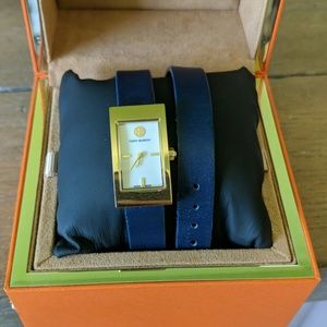 Tory Burch Buddy Signature Double-Wrap | Watch